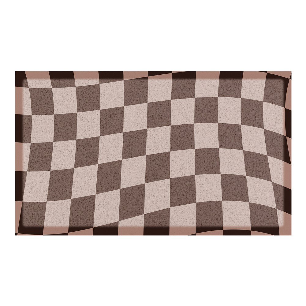 Wycieraczka z PVC 40x70 cm Checkerboard – Artsy Doormats