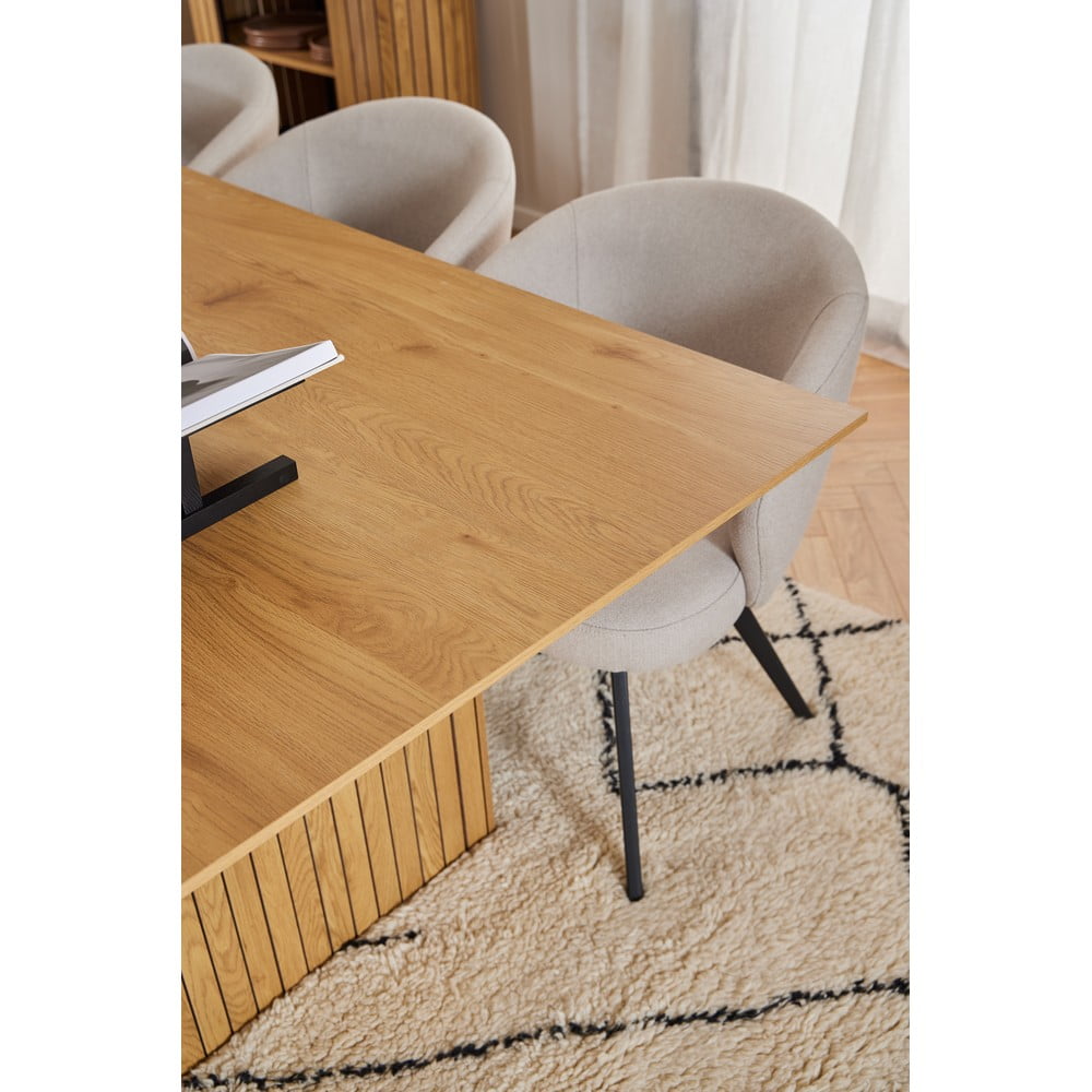 Stół z blatem w dekorze dębu 100x210 cm Colima – Actona (zdjęcie 3)