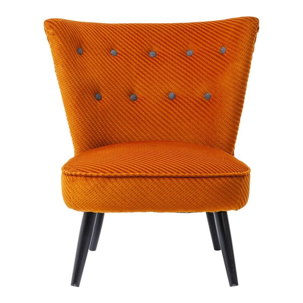 Pomarańczowy fotel Kare Design Malmö