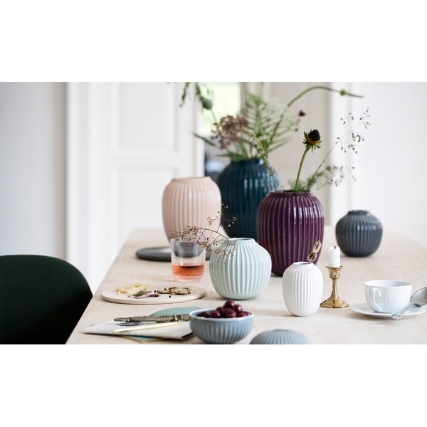 Antracytowy kamionkowy wazon Kähler Design Hammershoi, wys. 12,5 cm-image-3