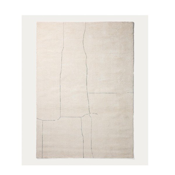 Kremowy dywan tkany ręcznie 200x300 cm Lisdan – Kave Home