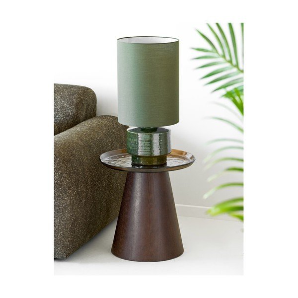 Okrągły stolik ze szklanym blatem ø 50 cm Orvieto – House Nordic-image-1
