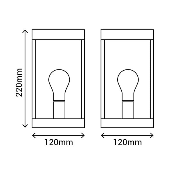 Kinkiet zewnętrzny (wys. 22 cm) – SULION-image-3