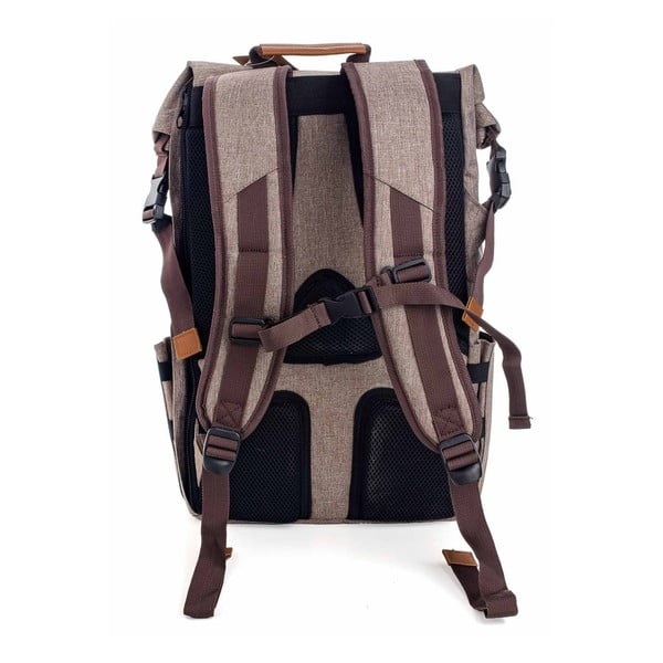 Jasnobrązowy plecak Woox Marrom-image-3