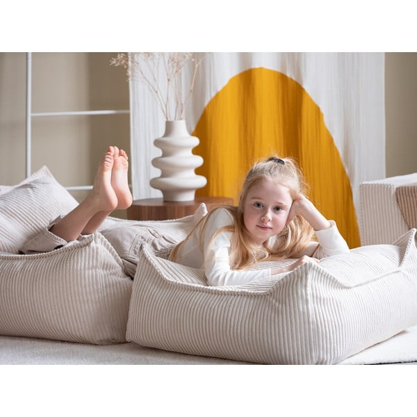Kremowy sztruksowy dziecięcy worek do siedzenia Chair – Wigiwama-image-3