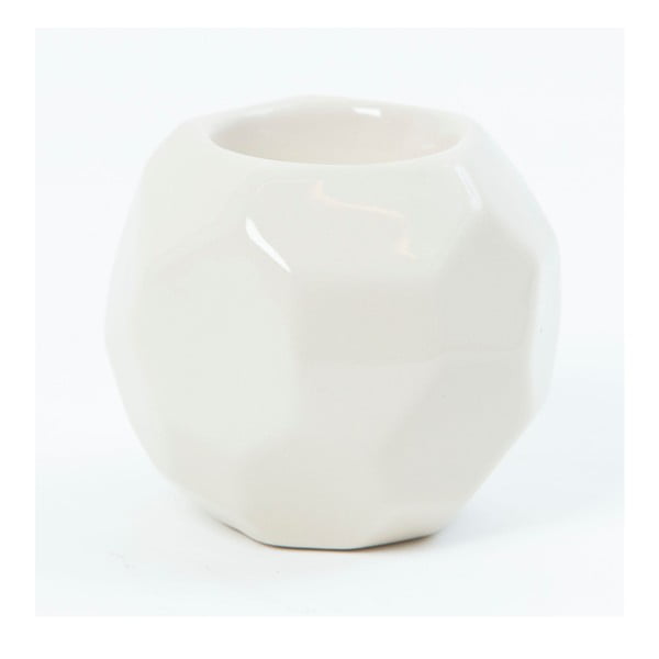 Biały świecznik ceramiczny Speedtsberg Sira