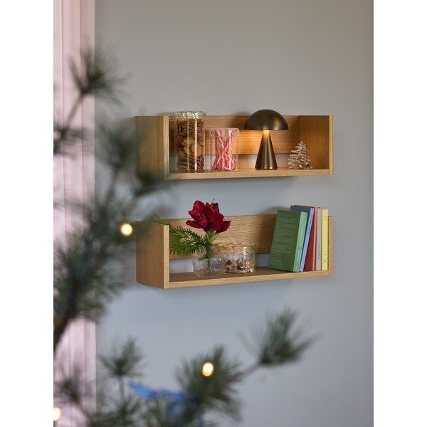 Półka w dekorze dębu w naturalnym kolorze 64 cm Gap – Hübsch-image-4