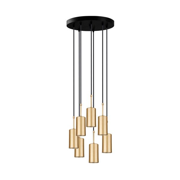 Lampa wisząca w kolorze złota Squid Lighting Geo, wys. 120 cm-image-3