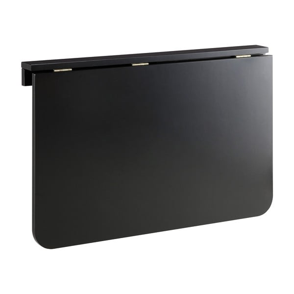 Czarny składany stolik ścienny Støraa Trento, 56x80 cm-image-2