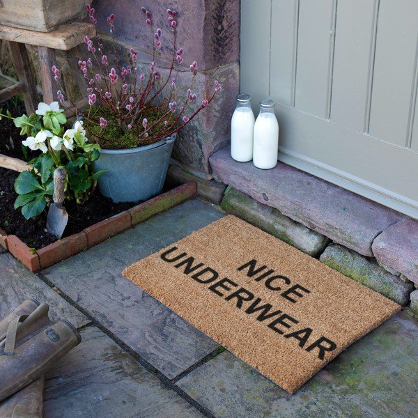 Wycieraczka z włókna kokosowego 40x60 cm Nice Underwear – Artsy Doormats-image-4