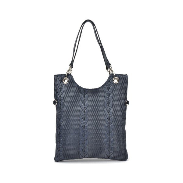 Niebieska skórzana torebka Mangotti Elsa-image-1