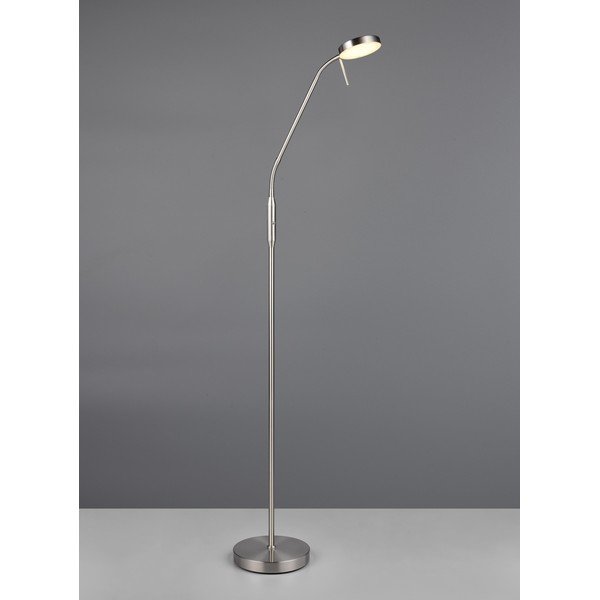 Lampa stojąca LED w kolorze srebra (wysokość 160 cm) Moreno – Reality-image-2