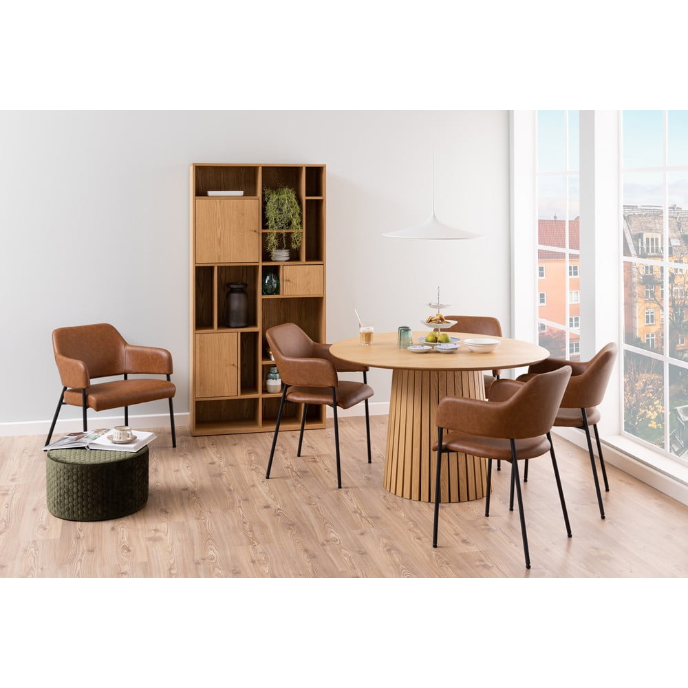 Regał w dekorze dębu 90x180 cm Rangoon – Actona (zdjęcie 9)