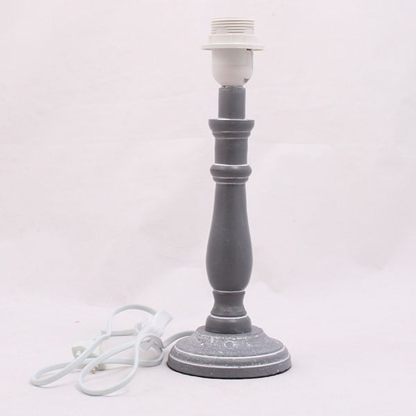 Drewniana noga do lampy Grey, 31 cm