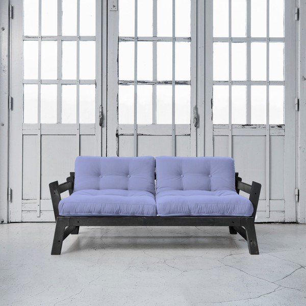 Sofa rozkładana Karup Step Black/Blue Breeze-image-1