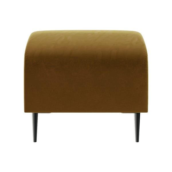 Miodowy aksamitny podnóżek Ghado Shel-image-2