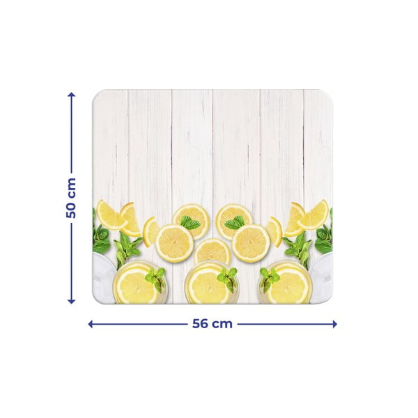 Płyta ochronna na ścianę przy kuchence ze szkła hartowanego 50x56 cm Lemons – Wenko-image-4