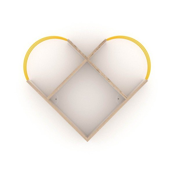 Półka z żółtymi elementami Marly-image-2