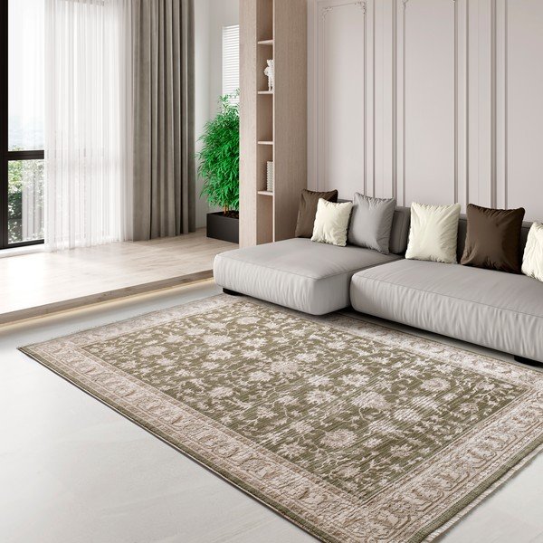 Dywan w kolorze khaki/beżowy 120x160 cm Ona – Universal-image-1
