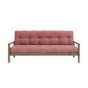Różowa rozkładana sofa 205 cm Knob – Karup Design