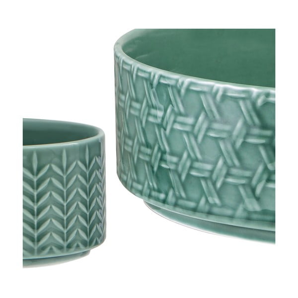Turkusowe porcelanowe miski do serwowania zestaw 2 szt. ø 30 cm Heath Jade – Ladelle-image-3