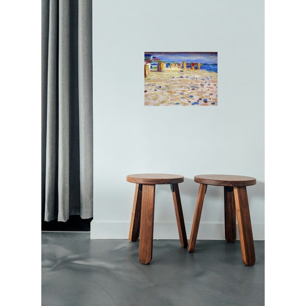Obraz – reprodukcja 40x30 cm Holland - Beach Chairs, Wassily Kandinsky – Fedkolor-image-1