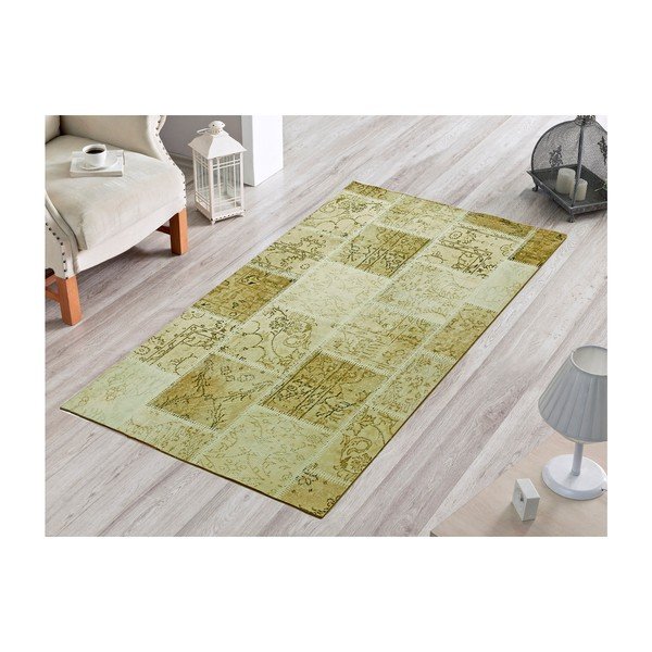 Dywan Light Green Patchwork, 80x120 cm