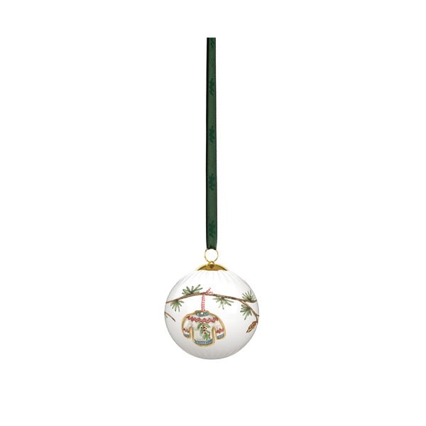 Porcelanowa bombka ø 6 cm Hammershøi Christmas Bauble 2025 – Kähler Design