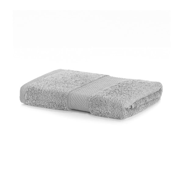 Szary ręcznik DecoKing Bamby, 50x100 cm