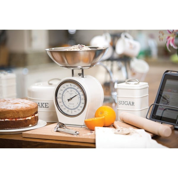 Kremowa waga kuchenna Kitchen Craft Living Nostalgia, nośność 4 kg-image-4
