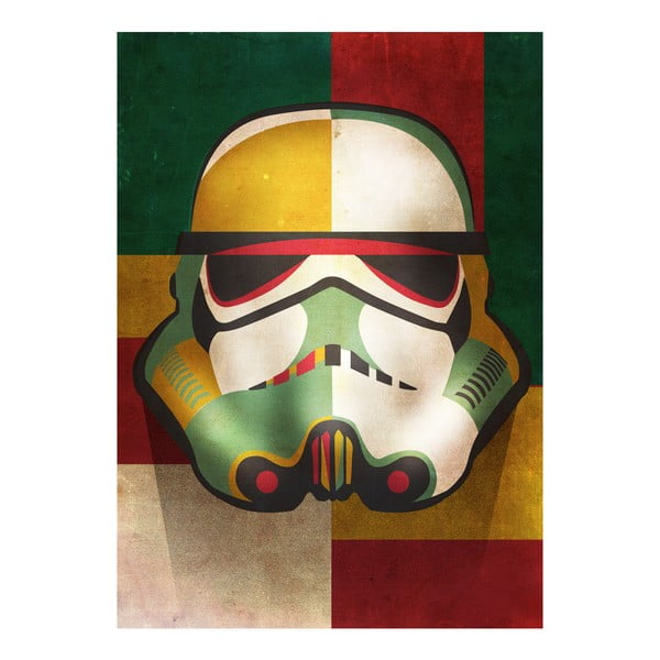 Plakat z blachy Masked Troopers - Shapes
