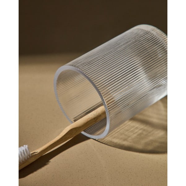 Szklany kubek na szczoteczki do zębów Arlem – Kave Home-image-1