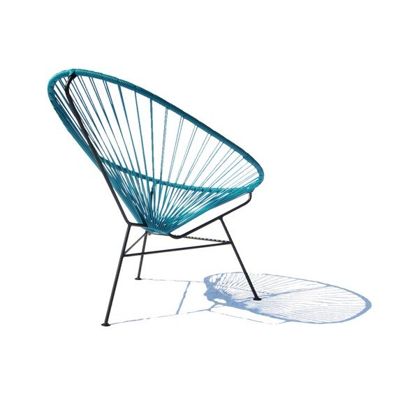 Niebieski fotel OK Design Acapulco-image-1