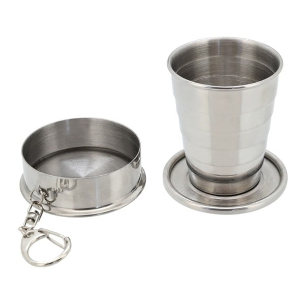 Składany kubek ze stali nierdzewnej Cattara, 60 ml-image-1