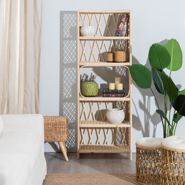 Bambusowy regał 64x171 cm Ratán – Ixia-image-2