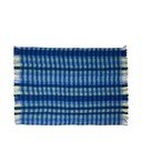 Niebieski koc z mieszanki wełny 140x200 cm Loom – Hübsch