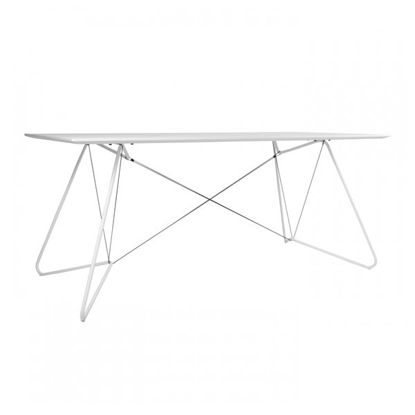 Biały stół OK Design Oas, 170x90 cm
