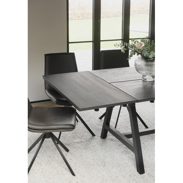 Dodatkowy blat do stołu z litego drewna dębowego 50x100 cm Carradale – Rowico-image-1