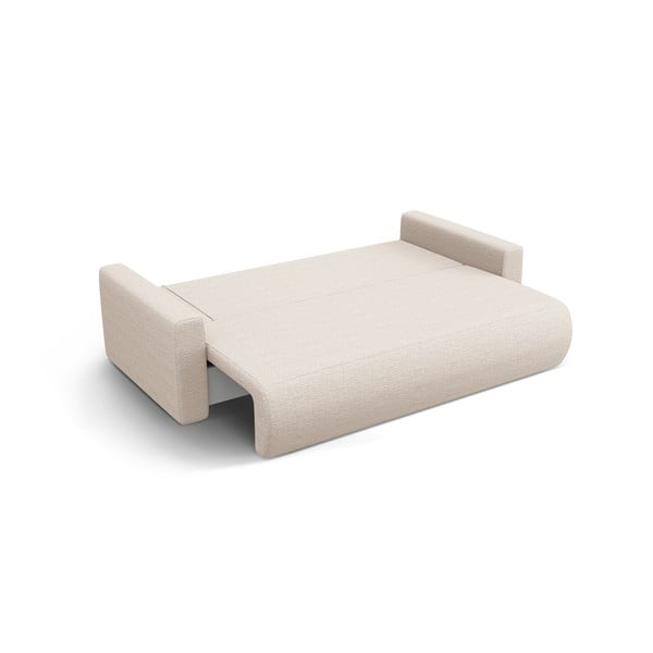 Beżowa rozkładana sofa ze schowkiem 238 cm Belfast – Cosmopolitan Design-image-2
