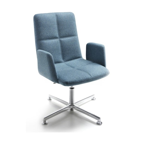 Krzesło biurowe Uno Zago, zielono-niebieskie