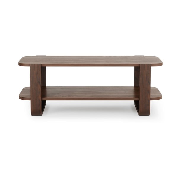 Brązowy stolik z drewna eukaliptusowego 55x109 cm Bellwood – Umbra