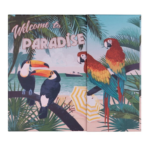 Kalendarz tygodniowy z karteczkami samoprzylepnymi i przegródką Tri-Coastal Design Paradise
