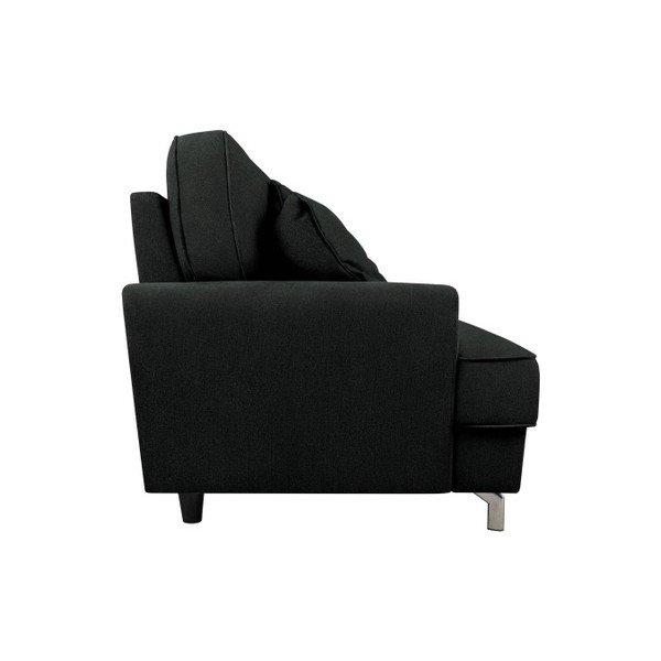 Czarna sofa trzyosobowa Kooko Home Rumba-image-1