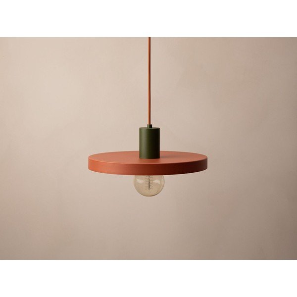 Ceglasta metalowa lampa wisząca ø 30 cm Ori – Micadoni -image-3