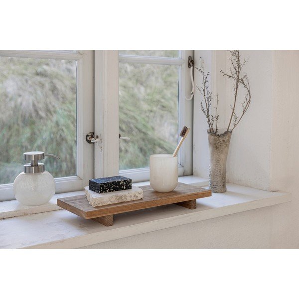 Kremowy szklany kubek na szczoteczki do zębów Opal – Mette Ditmer Denmark-image-2