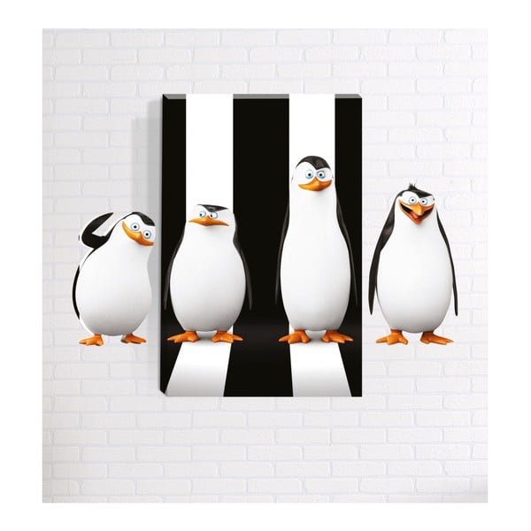 Obraz ścienny 3D Mosticx Pingwiny, 40x60 cm