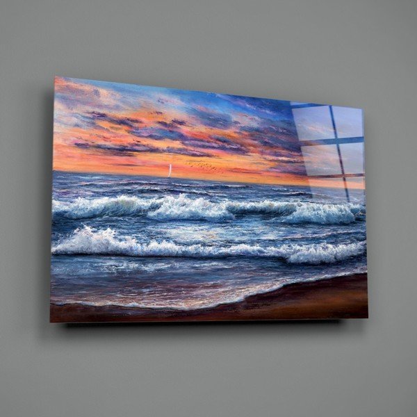 Szklany obraz Insigne Waves, 72x46 cm-image-3