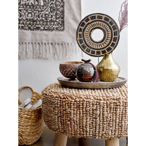 Beżowo-czarny dywan Bloomingville Luca, 90x150 cm-image-1