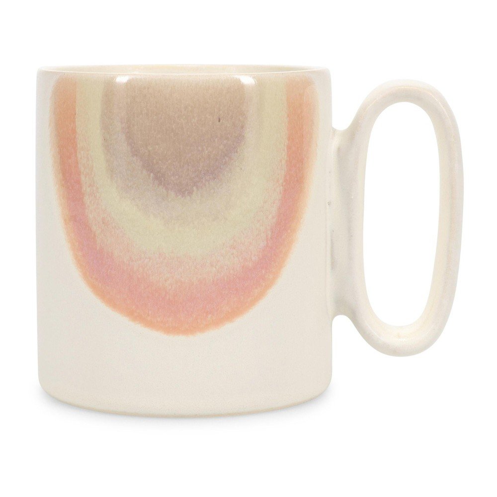 Różowy/beżowy kamionkowy kubek 390 ml Paint – Salt&Pepper