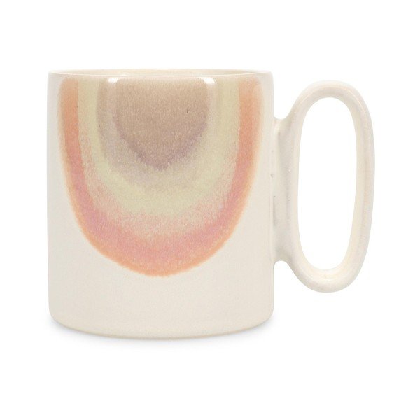 Różowy/beżowy kamionkowy kubek 390 ml Paint – Salt&Pepper